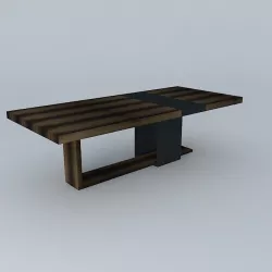 LUMA Strap Dining Table 3D model