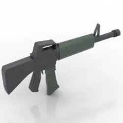 M16a1 Free low-poly  3D model