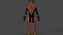 Male Game Character Free low-poly  3D model