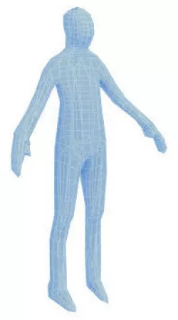 Male human rigged low poly model Free low-poly  3D model