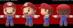 Mario Funko Pop Modeling Free 3D model