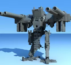 Mecha01 Tornado 3D model
