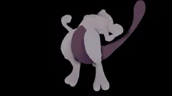 MewTwo 3D Model Pokemon Free 3D model