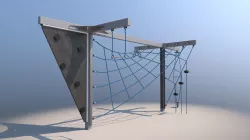 Modern playground Free 3D model