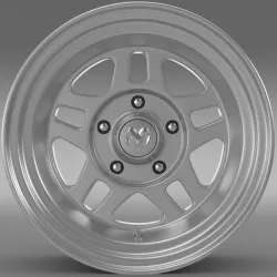 Mopar 2 Dodge Challenger rim 3D model