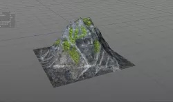 Mountain Real texture Free 3D model