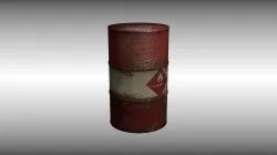 oil-drum Free low-poly  3D model