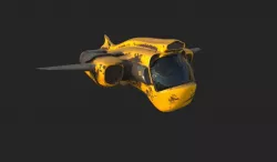 Old Working Spaceship Free 3D model