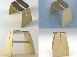 Origami Free 3D model