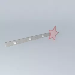 Peg child wand STELLA Maisons du monde 3D model