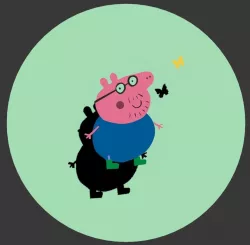 peppa pig daddy Free low-poly  3D model