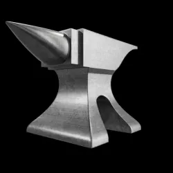 PHOTOREALISTIC ANVIL-ADJUSTABLE low TO high poly Free 3D model
