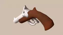 Pirate gun Free 3D model