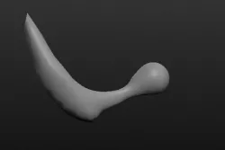 Pirate hook Free 3D model