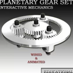 Planetary Gear Set Free 3D model