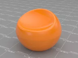 Plastic Ball Chair Free 3D model