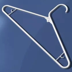 Plastic Clothes Hanger Free low-poly  3D model