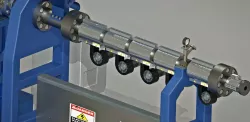 Plastic pipes extrusion machine Free 3D model