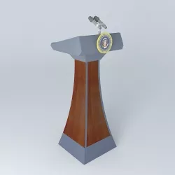 Presidential Falcon Lectern 3D model