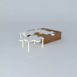 quot Puzzle coffee table so quot FOr those who understand 3D model