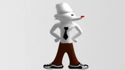 Random cartoon Free low-poly  3D model