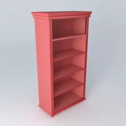 Red child COCCINELLE Library houses the world  3D model