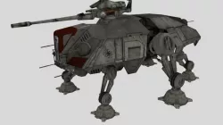 Republic AT-TE walker Free 3D model