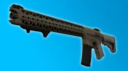 Rifle firearm Free low-poly  3D model