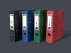 Ring Binder Free low-poly  3D model