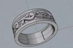 Ring stl file Free 3D model