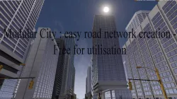 road network creator Free low-poly  3D model