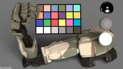 Robo arm demo Free 3D model