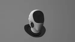 Robot head Free 3D model