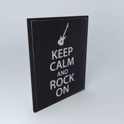Rock on canvas Houses of the world 3D model