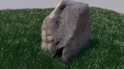 Roman Artefact Stones and Rocks Collection Free Sample Free low-poly  3D model