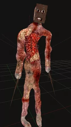 Rotten Meater monster Free low-poly  3D model