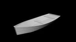 rowing boat Free 3D model
