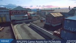 RPG FPS Game Assets for PC Mobile Industrial Set v2 Free low-poly  3D model