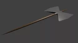 RPG Game Axe - Butterfly Axe  Free 3D model
