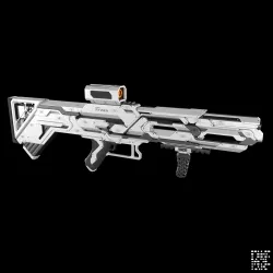Sci-fi concept Rifle Free 3D model