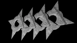 Shurikens Free low-poly  3D model