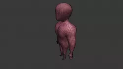 Simple Character Free low-poly  3D model
