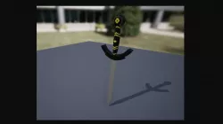 Simple Lion Sword Free low-poly  3D model