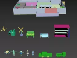 Simple Models Pack 1 Free low-poly  3D model