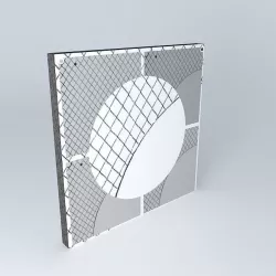 Simple Ship clock houses the world 3D model