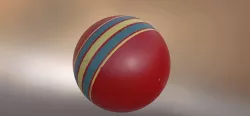 Soviet Toy - Ball Free low-poly  3D model