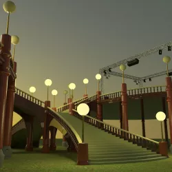 Stairs Free 3D model