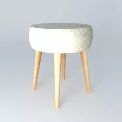 STOOL Pin 39 up FUR houses the world  3D model