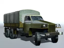 Studebaker us6 Low-poly  3D model