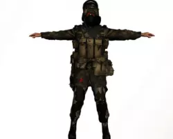 Survival Man Mega Equipment Pack 54 clothes 3D model